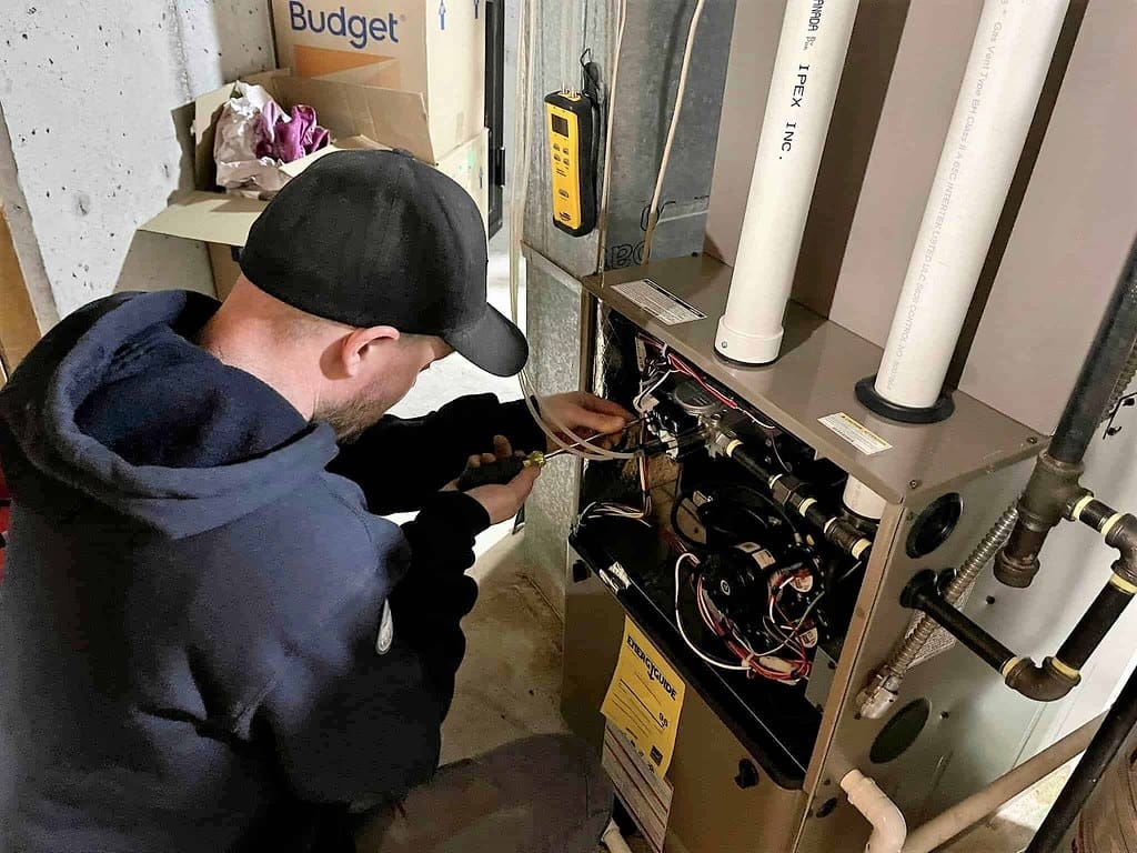 Furnace Running but Not Blowing Hot Air New furnace installed york los Angeles furnace repair hvac warm air furnace maintenance hvac los angeles repair furnace not blowing hot air Common Causes of a Furnace Not Blowing Hot Air